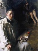 Anders Zorn, Sjalvportratt with model